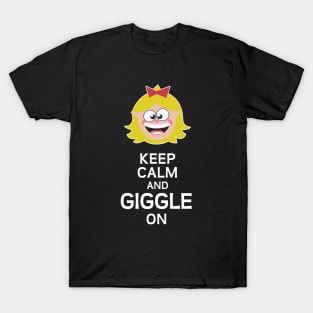 Keep calm and giggle on T-Shirt